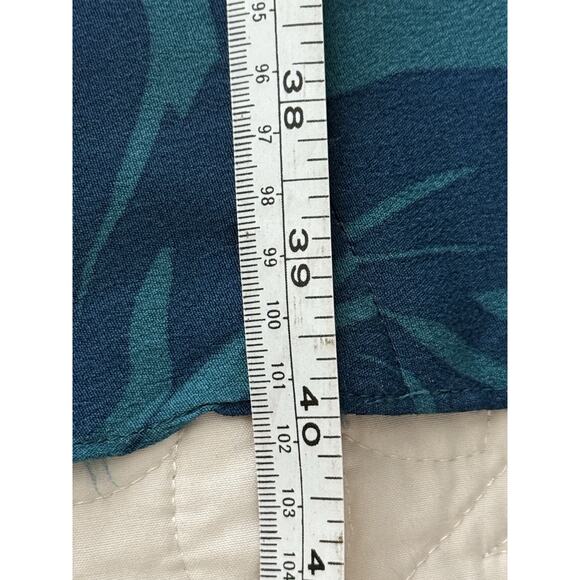 NWT Anthropologie MAEVE Elia Open Shoulder Turquoise Teal Blue Floral Dress Sz 8 - Picture 16 of 16